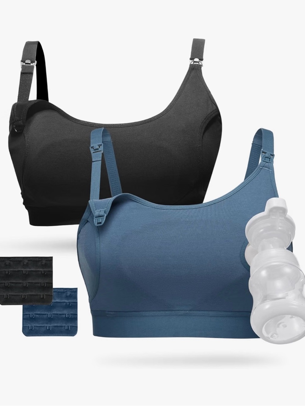 Momcozy Pumping/Nursing Bras - set of 2